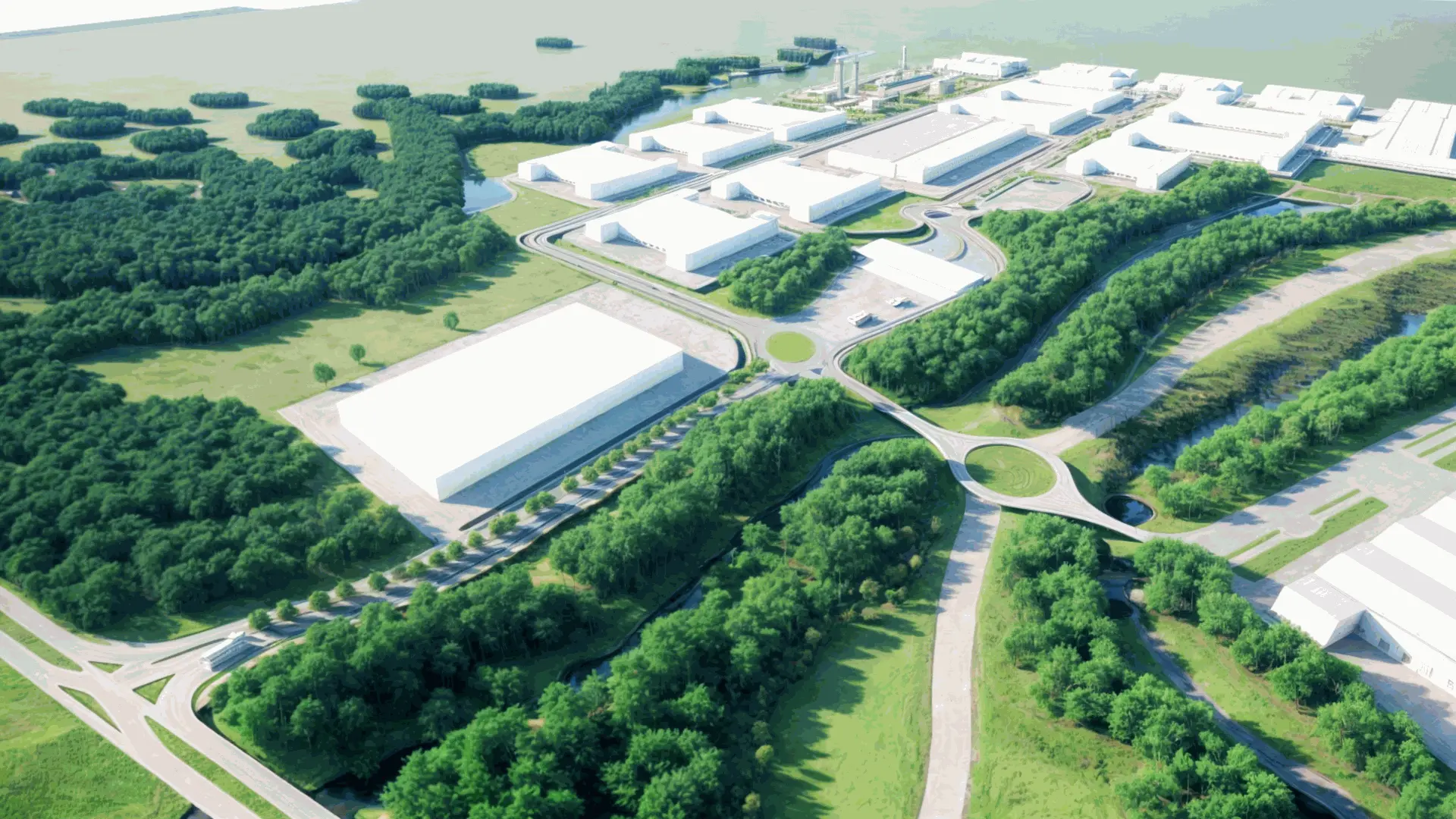 Overview look at Camantulul Industrial Park